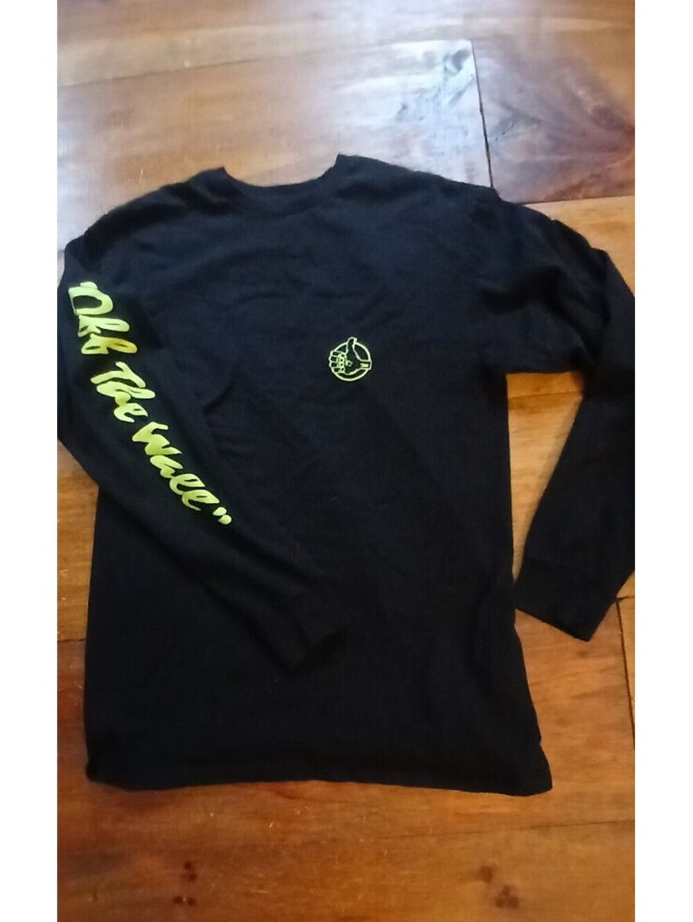Vans Off The Wall Black Long Sleeve Medium classic fit T-Shirt size M.